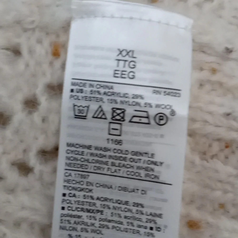 wool blend Old Navy pullover sweater XXL NWT - Picture 9 of 10